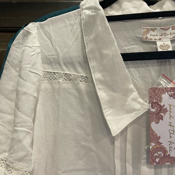 COPY - Band of the Free (Sold at Free People) cropped blouse, Size small, color… - Picture 6 of 10